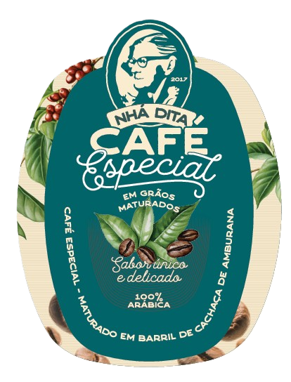Café Maturado Nhá Dita Amburana em Grãos - 250 gramas