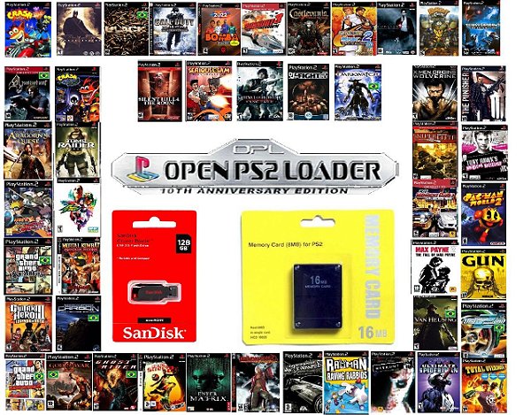 Kit OPL para Ps2 Playstation 2