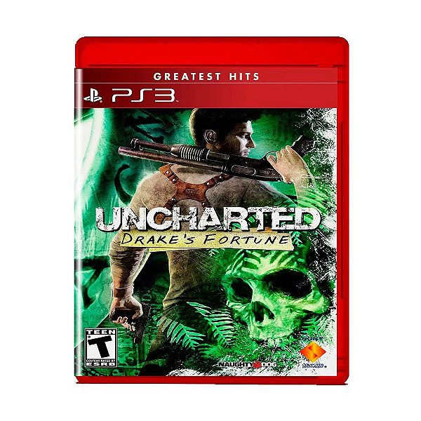 Uncharted Drake's Fortune Greatest Hits Mídia Física PS3 (USADO)
