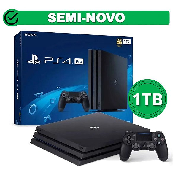 Sony Playstation 4 Pro 1TB - PS4 Pro 1TB (USADO) , ps4 pro 1tb 