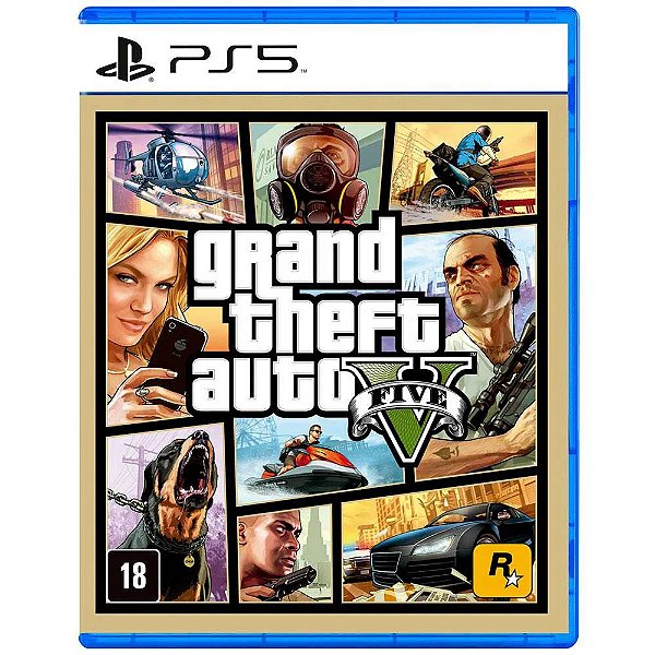 GRAND THEFT AUTO V GTA 5 PS5 - NOVO