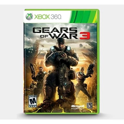 Gears of War 3 Mídia Xbox 360 Mídia Física (Usado)