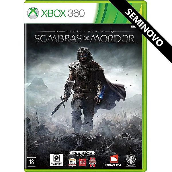 Terra-Média Sombras de Mordor Mídia Física XBOX 360 (USADO)
