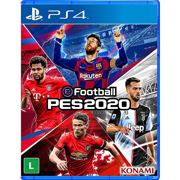 JOGO DE FUTEBOL PES 20 XBOX ONE FISICO ORIGINAL