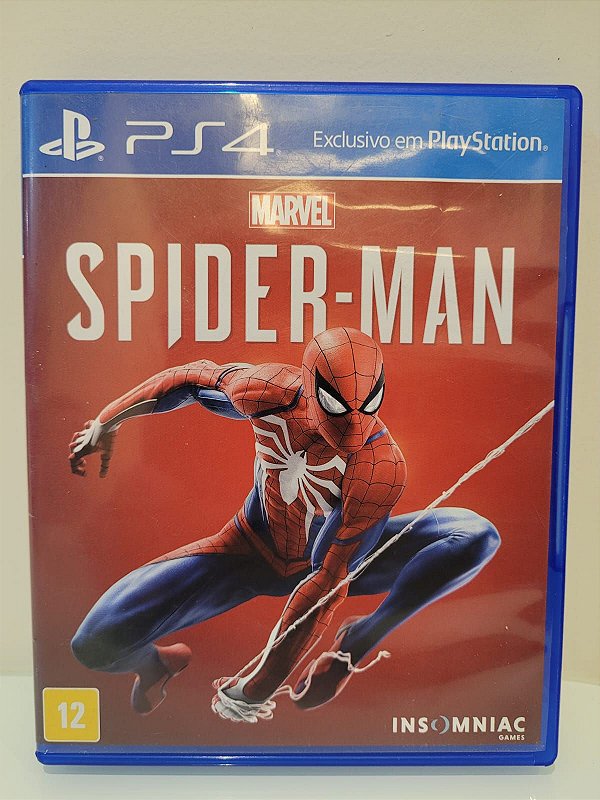 Marvel Spider Man Mídia Física PS4 (USADO)