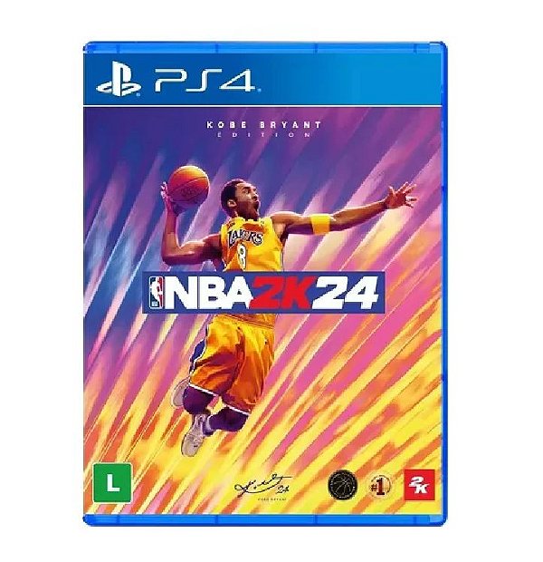 NBA 2K24 Edição Kobe Bryant PS4 Mídia Física Lacrado