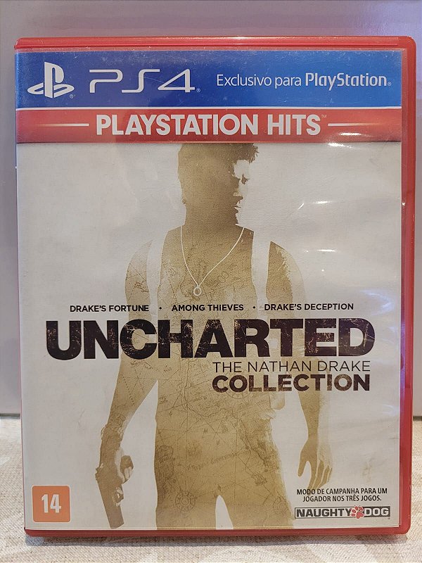 Uncharted The Nathan Drake Collection Playstation Hits PS4 Mídia Física (Usado)