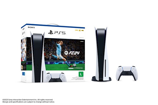 Sony Playstation 5 Bundle EA Sports FC 24 - Ps5 Com Leitor