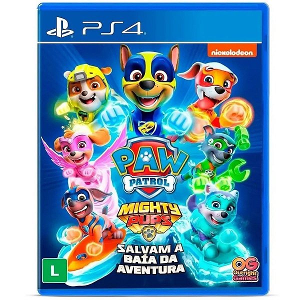 Patrulha Canina: Super Filhotes salvam a Baía da Aventura Mídia Física PS4 (USADO)