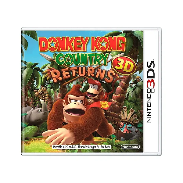 Donkey Kong Country Returns 3D Nintendo 3DS Original Lacrado