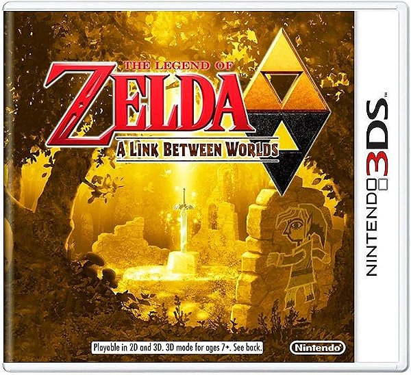 The Legend Of Zelda a A Link Between Worlds Nintendo 3DS Original Lacrado