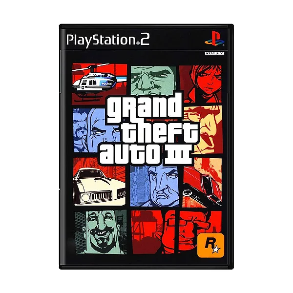 Grand Theft Auto - GTA 3 PS2 Original Lacrado (Americano)