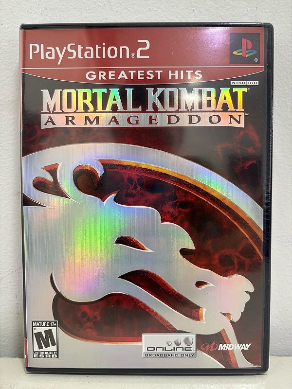 Mortal Kombat Armageddon PS2 Original Lacrado (Americano)