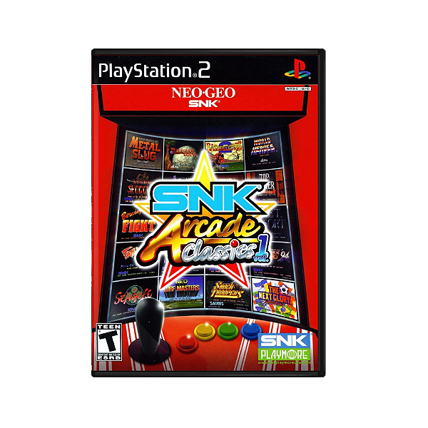 SNK Arcade Classics vol. 1 PS2 Original Lacrado (Americano)