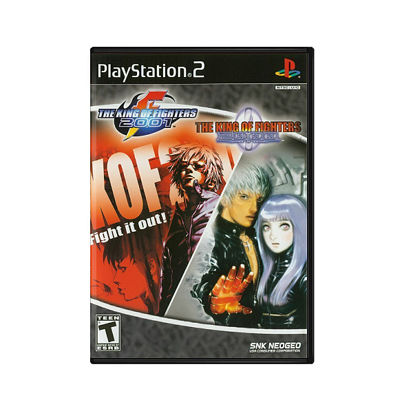 The King of Fighters 2000/2001 PS2 Original Lacrado (Americano)