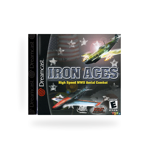 Iron Aces High Speed WWII Sega Dreamcast Original Lacrado