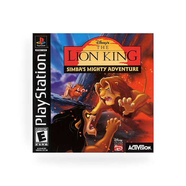 Disney The Lion King Simba's Mighty Adventure PS1 Original Lacrado