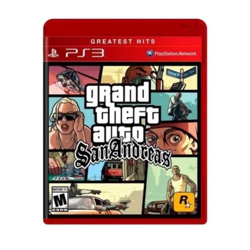 Grand Theft Auto GTA San Andreas Greatest Hits - GTA PS3 Mídia Física Lacrado