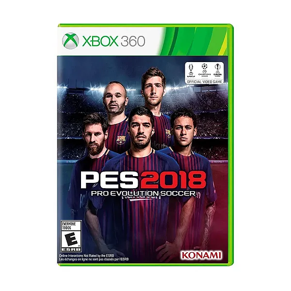 Pro Evolution Soccer PES 2018 - PES Xbox 360 Mídia Física Lacrado