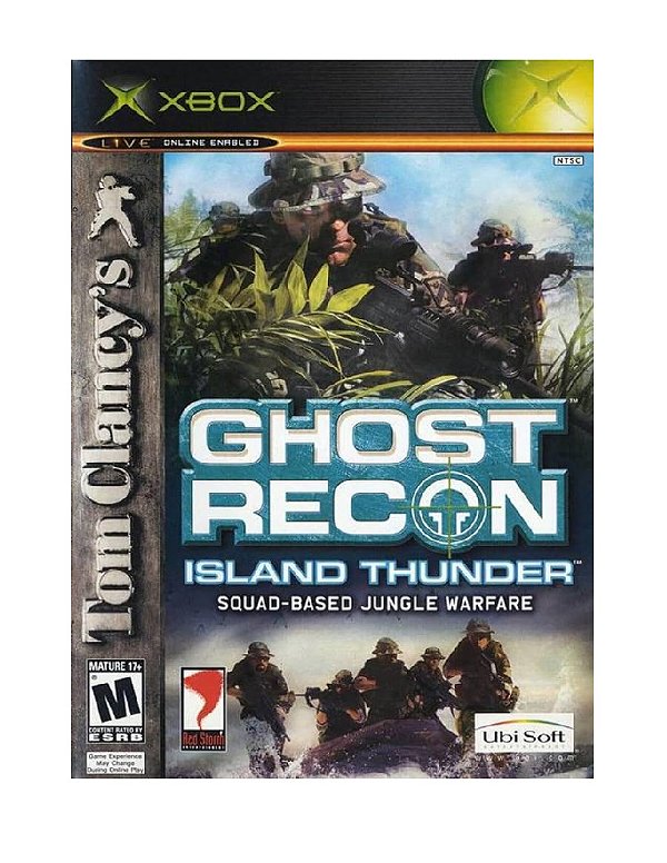 Tom Clancy's: Ghost Recon Island Thunder - Xbox Classic Original Lacrado
