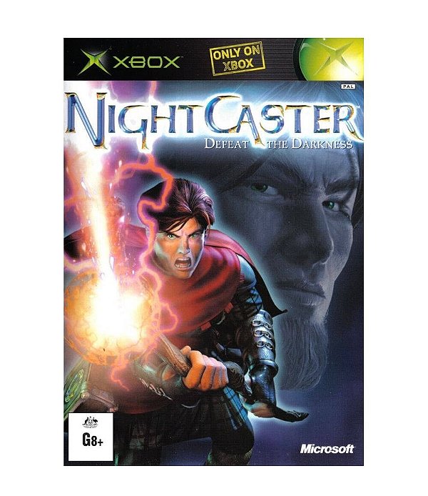 Nightcaster Defeat the Darkness - Xbox Classic Original Lacrado