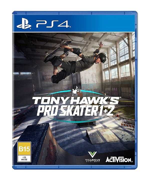Tony Hawk's Pro Skater 1 + 2 PS4 Mídia Física Lacrado