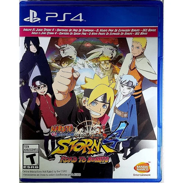 Naruto Shippuden Ultimate Ninja Storm 4 Road to Boruto PS4 Mídia Física Lacrado