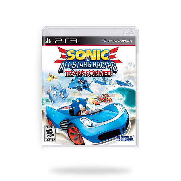 Sonic & All-Stars Racing Transformed PS3 Mídia Física Lacrado