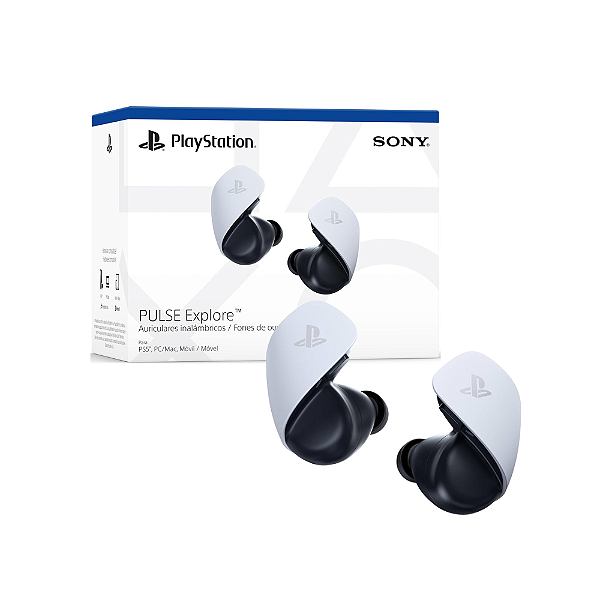 Fones de Ouvido Sem Fio Sony - Pulse Explore PlayStation