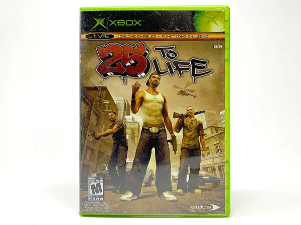 25 to Life Xbox Classic Original Novo Lacrado
