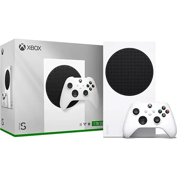 Console Microsfot Xbox Series S Branco 1TB All Digital Novo Lacrado