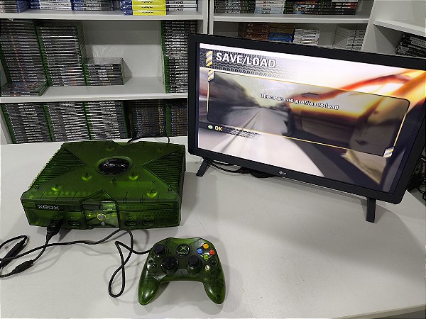 Console Microsoft Xbox Clássico Debug kit Translucent Green Europeu