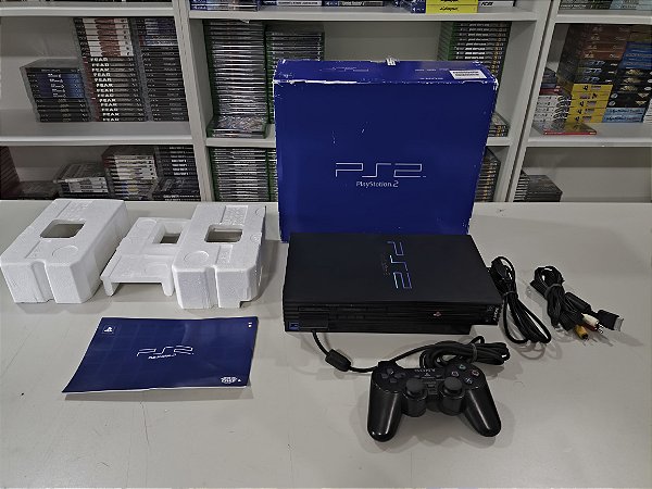 Console Sony Playstation 2 Fat Americano SCPH-30001R - PS2 FAT