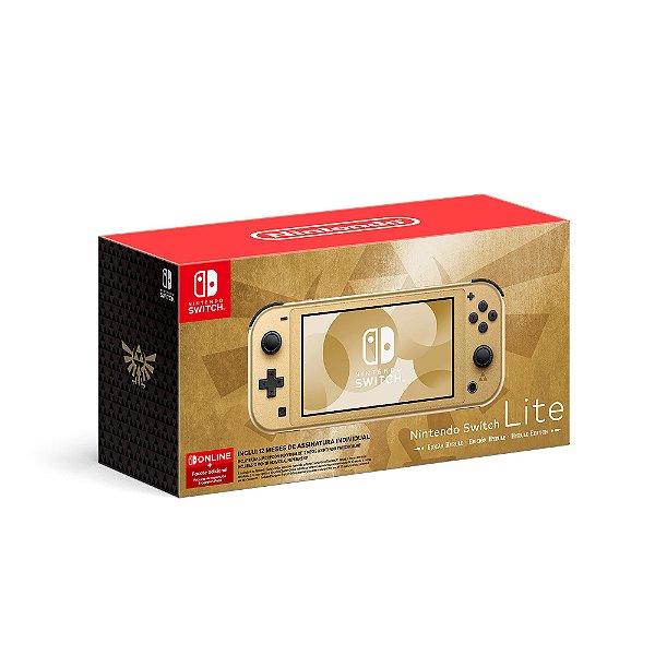 Nintendo Switch Lite Hyrule Edition Dourado
