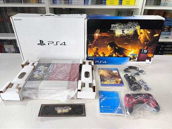 Console Playstation 4 Final Fantasy Type 0 HD Suzaku Edition 500GB - Ps4 Fat Edição Final Fantasy