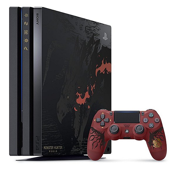 Console Playstation 4 Pro 1TB Edição Monster Hunter World - PS4 PRO