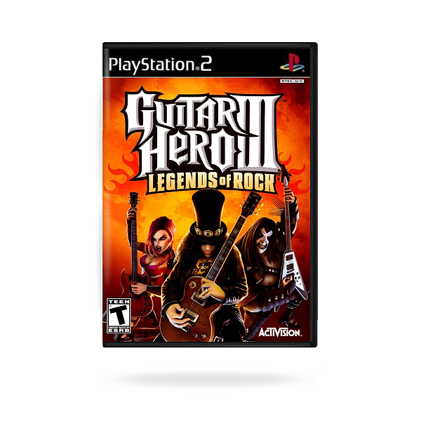 Guitar Hero 3 Legends of Rock PS2 Original Lacrado (Americano)