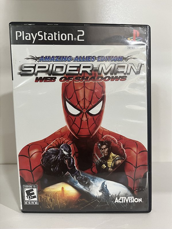 Spider-Man Web of Shadows PS2 Americano Original Sem Manual  (Usado)