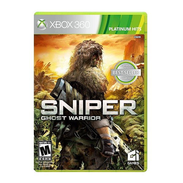 Sniper Ghost Warrior Platinum Hits Xbox 360 Original Mídia Física Lacrado