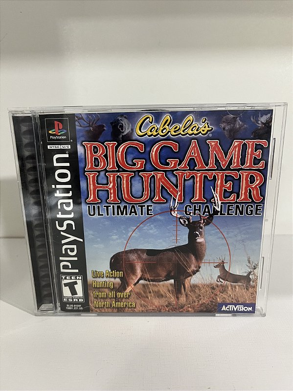 Cabela's Big Game Hunter PS1 Original Americano (Usado)
