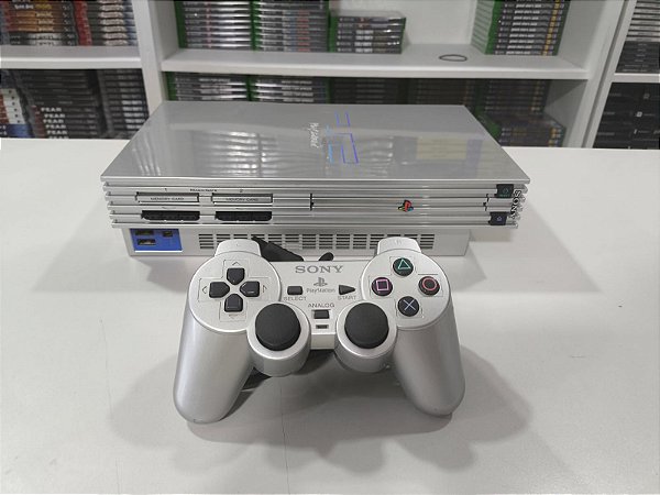 Console Sony Playstation 2 Fat Automobile Silver SCPH-3001R - PS2 FAT