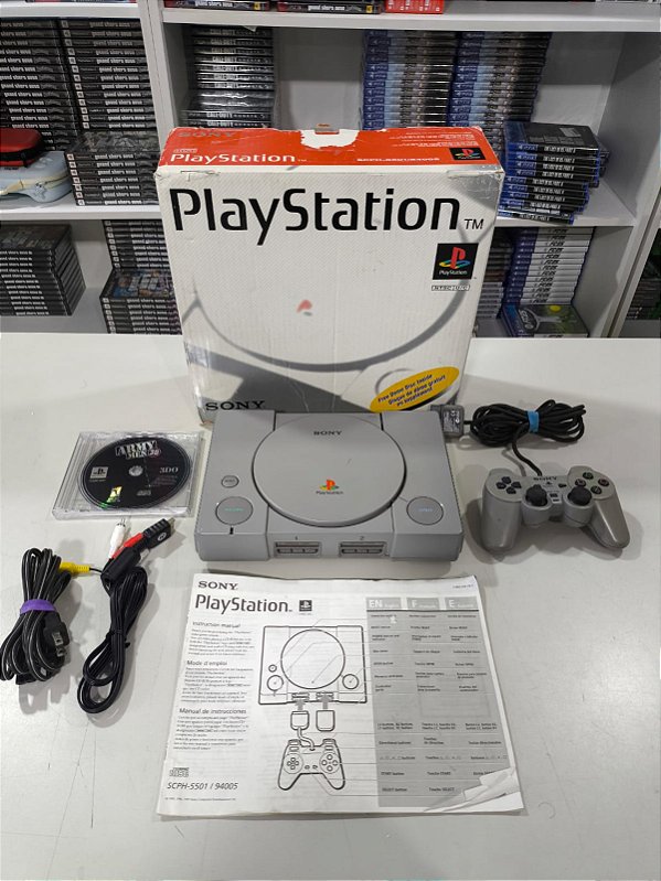 Console Playstation 1 Fat Americano Travado - PS1 FAT