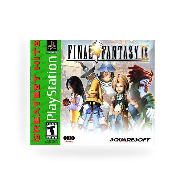 Final Fantasy IX Greatest Hits GH PS1 Original Lacrado (Com Detalhes)