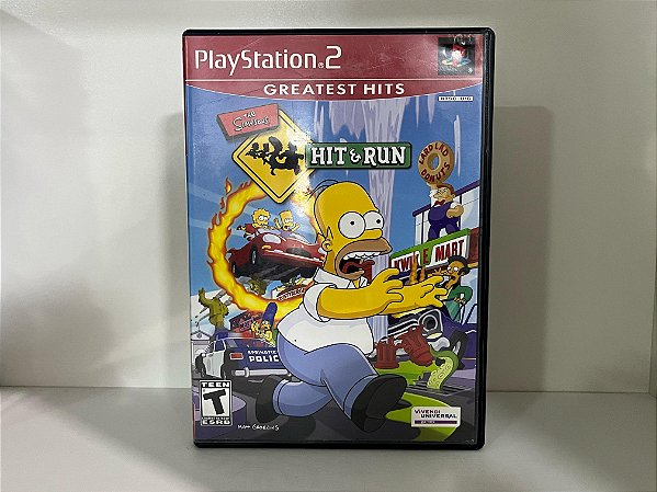 The Simpsons Hit E run GH PS2 Original Americano (Usado)