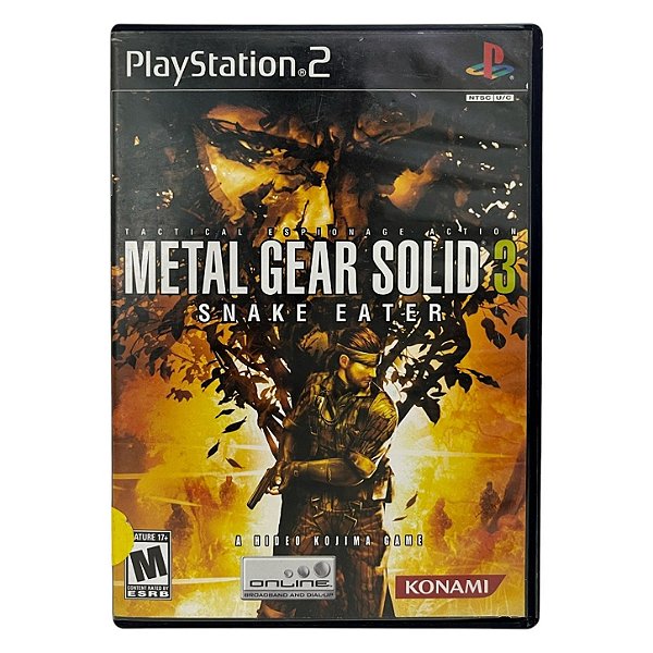 Metal Gear Solid 3 Snake Eater PS2 Original Americano (Usado)