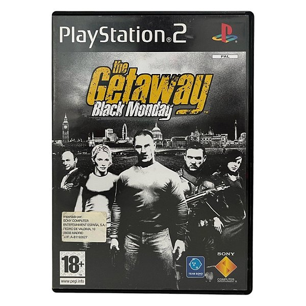 The Getaway Black Monday PS2 Original Europeu (Usado)