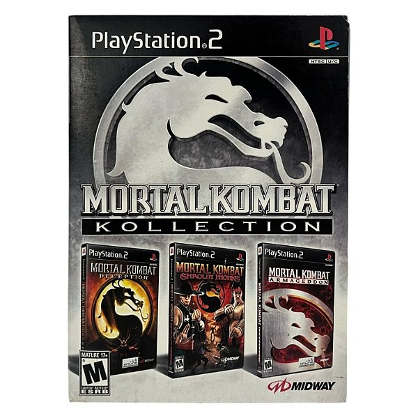 Mortal Kombat Kollection PS2 Original PS2 Original Americano (Usado)