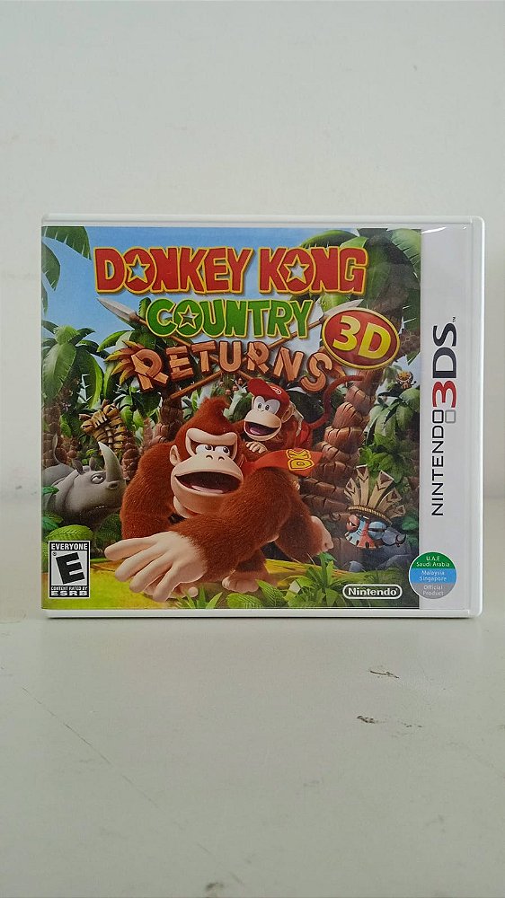 Donkey Kong Country Returns 3D Nintendo 3DS Original Usado