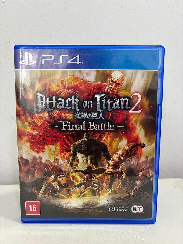 Attack On Titan 2 Final Battle PS4 Mídia Física (Usado)