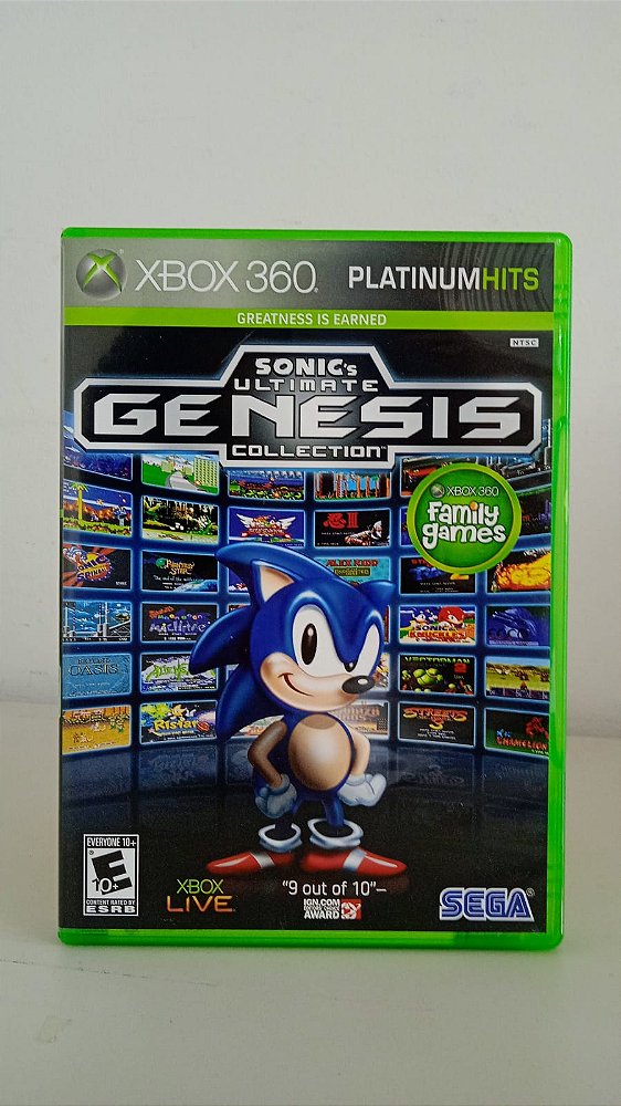 Sonic's Ultimate Genesis Collection Xbox 360 Original Mídia Física Usado